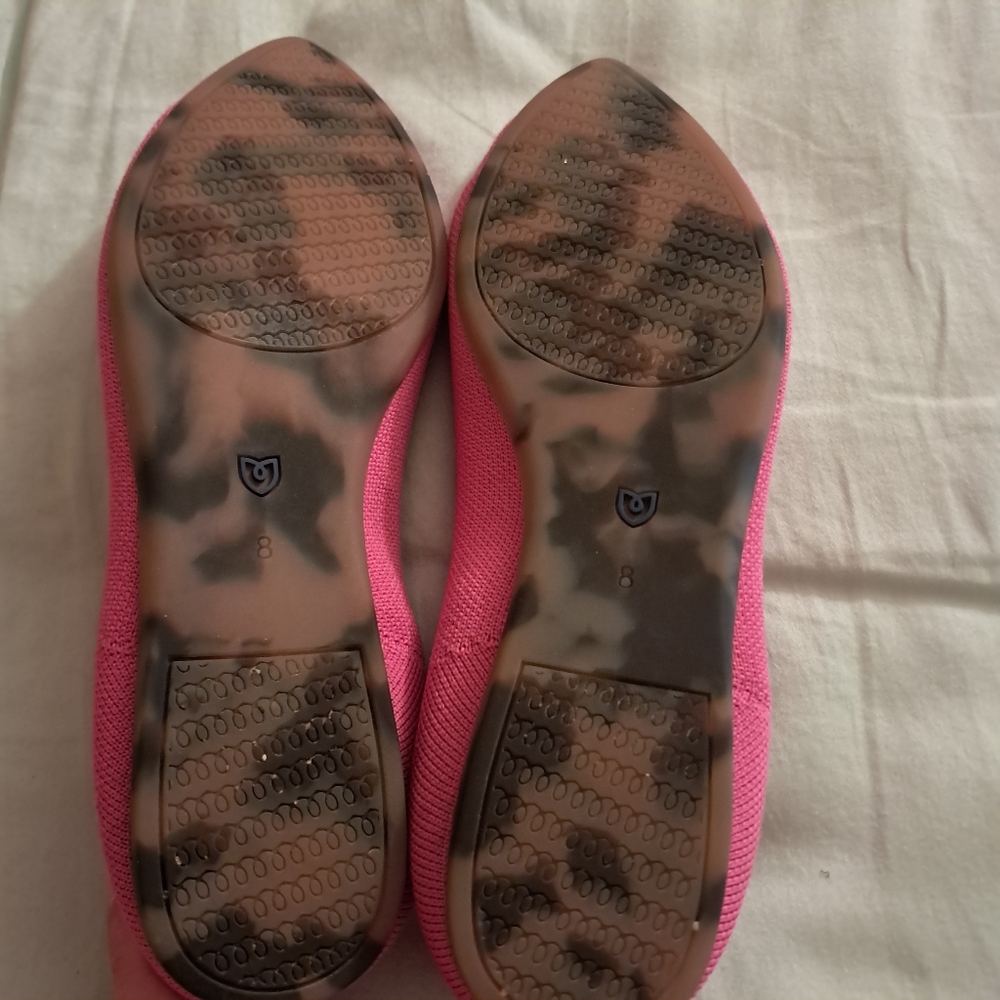 Rothy's Pink Pointed Toe Flats - Picture 5 of 10